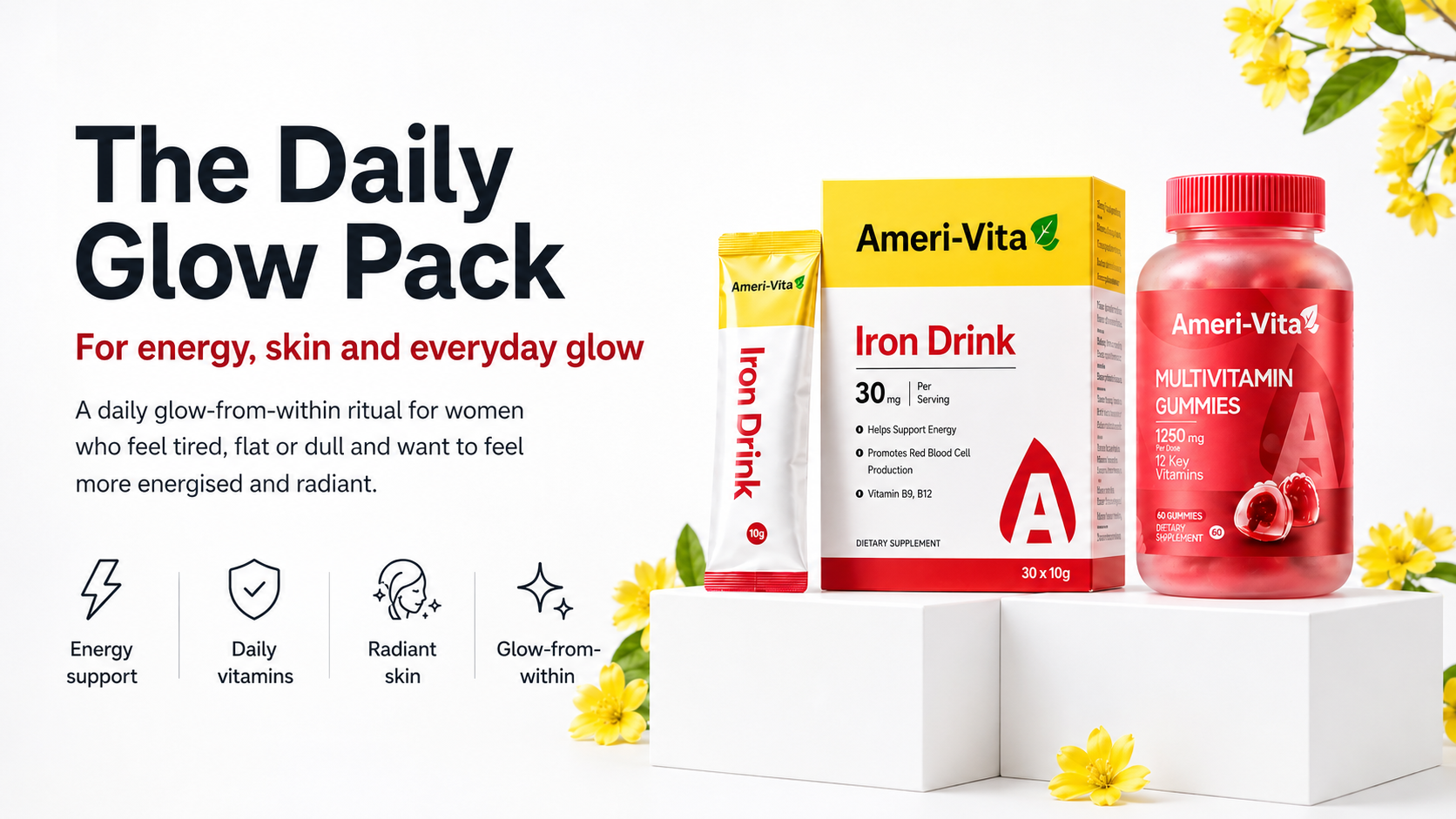 The Daily Glow Pack — For energy, skin and everyday glow