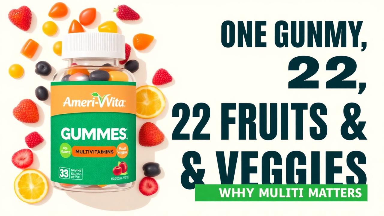 One Gummy, 22 Fruits & Vegetables: The Multivitamin Question