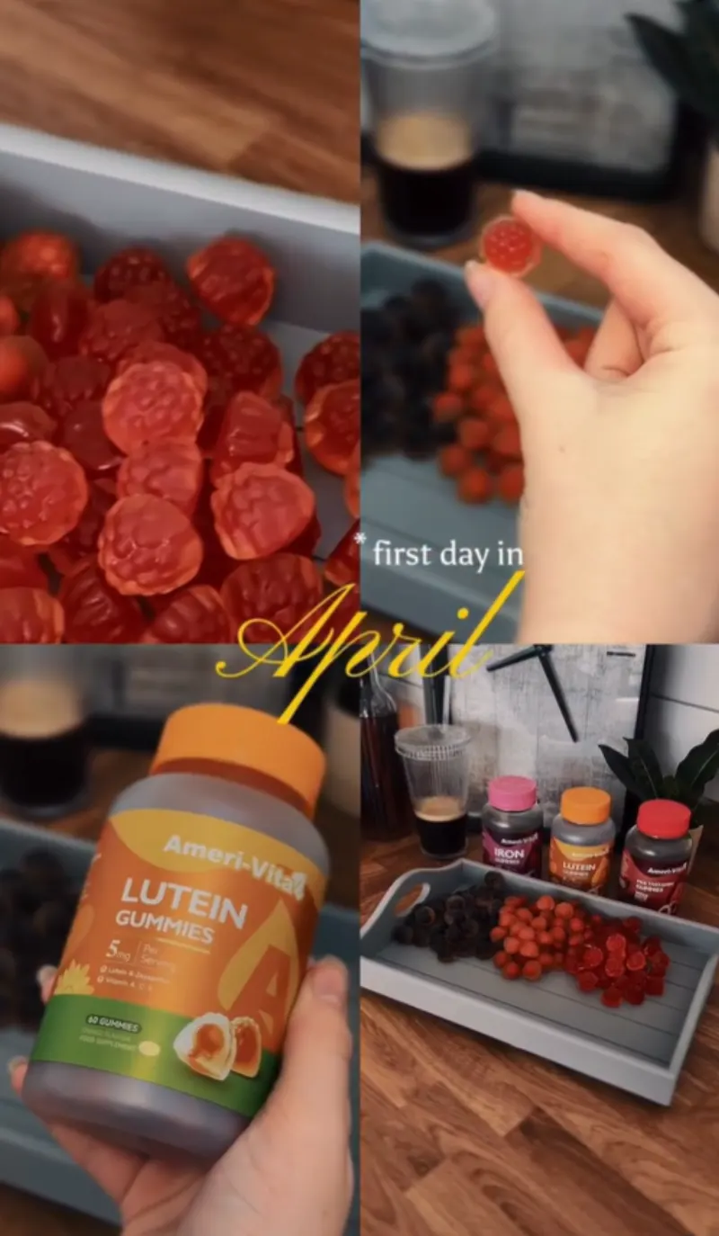 First day in April — Ameri-Vita Lutein Gummies