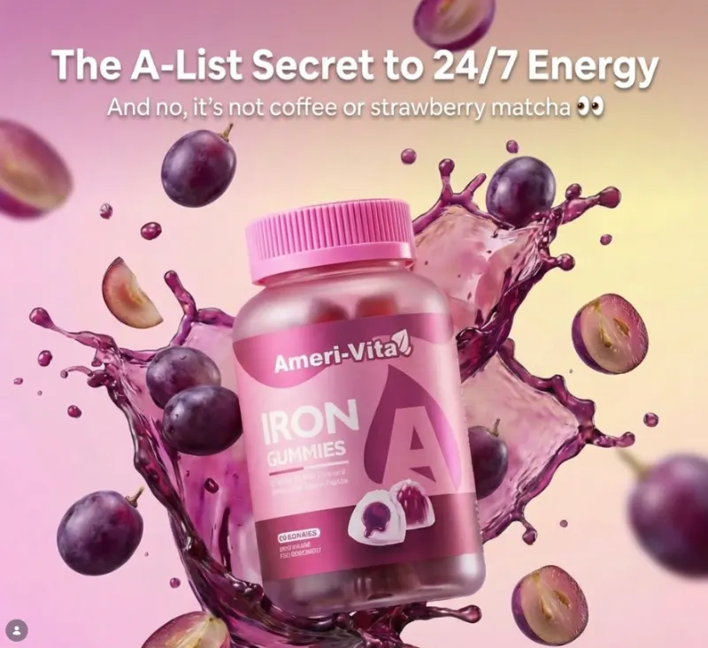 The A-List Secret to 24/7 Energy — Ameri-Vita Iron Gummies