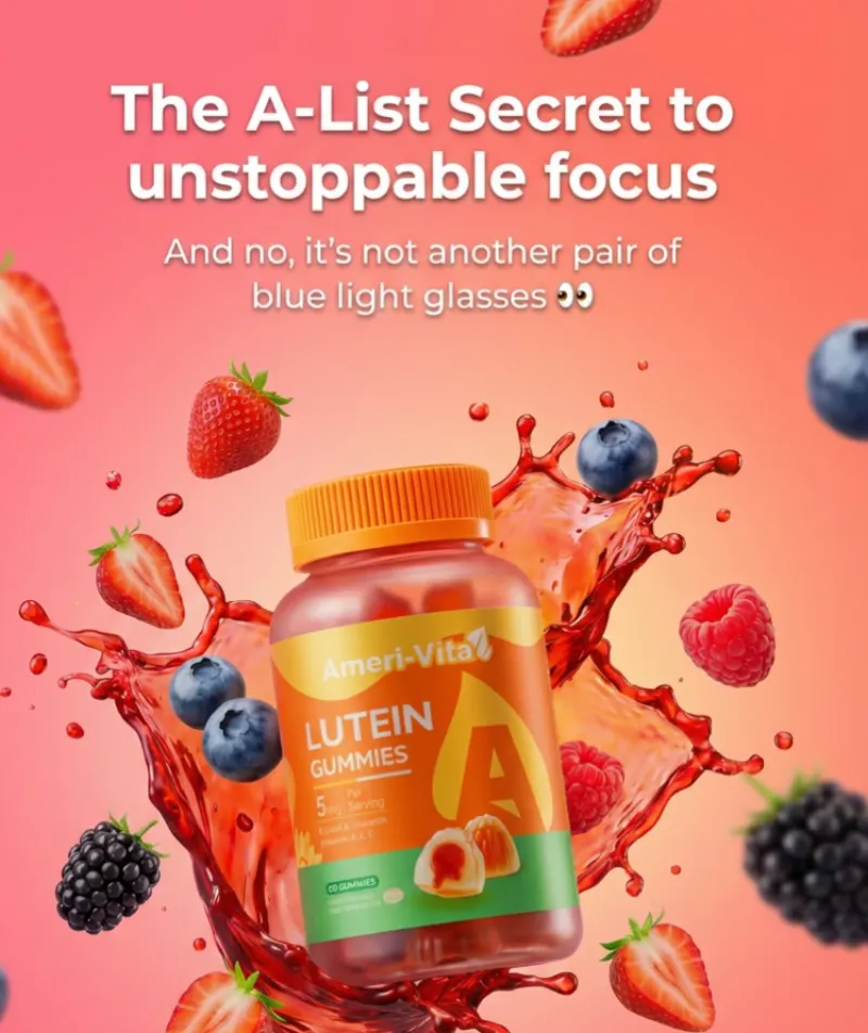 The A-List Secret to unstoppable focus — Ameri-Vita Lutein Gummies